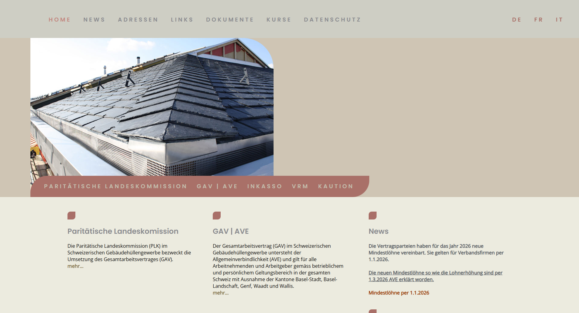Website screenshot 1